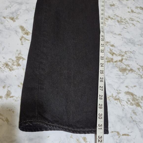 Levi's 501 Jeans Men 32 Black Denim Buttonfly Classic Everyday Casual Straight - Picture 6 of 9